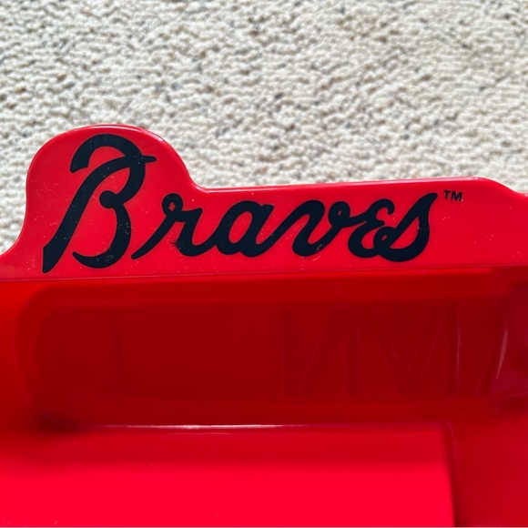 Whirly Kitchen Vtg Mlb Atlanta Braves Baseball Dish Set Of 2 Poshmark